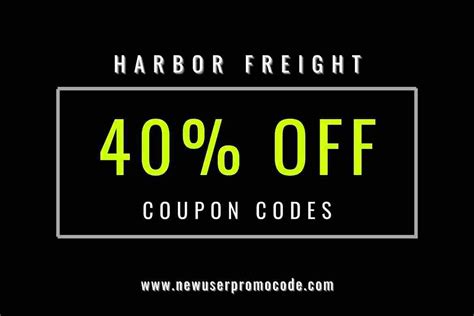 Harbor Freight Coupons July 2024 Up To 40 OFF