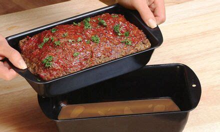 Non Stick Meatloaf Pan Set Piece Meatloaf Pan Cooking Essentials