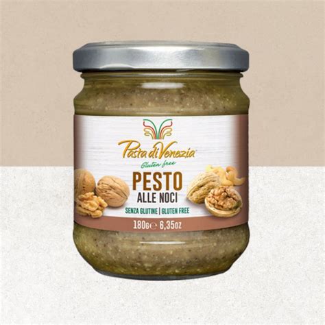 Pesto aux noix sans gluten prêt à la consommation