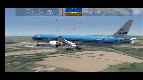 KLM B777 Butter Landing Swiss001landing YouTube