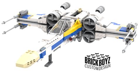 Lego Moc Rogue One X Wing By Brickboyz Custom Designs Rebrickable