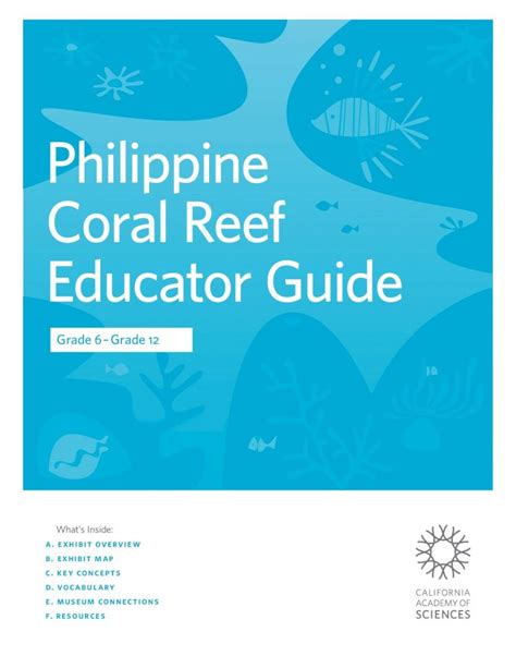 Pdf Philippine Coral Reef Educator Guide Philippine Coral Reef