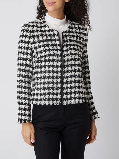 Gerry Weber Blazer Mit Hahnentritt Dessin Black Online Kaufen