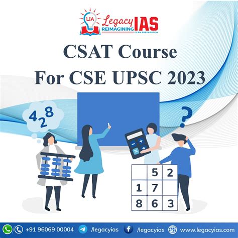 Csat Course For Upsc 2023 Legacy Ias Academy