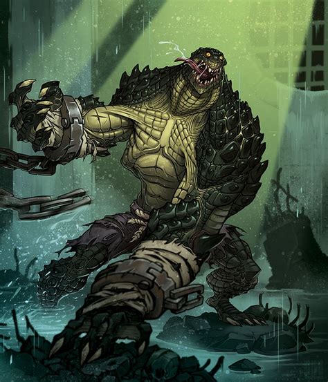 Killer Croc By Thedjib On Deviantart Killer Croc Superhero Artwork Killer Croc Art