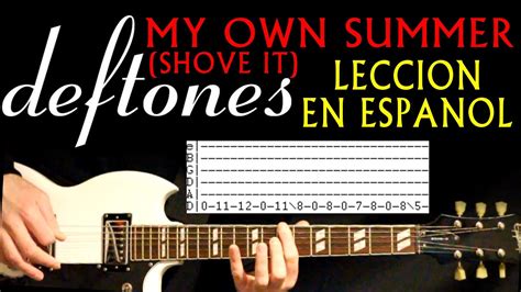 Como Tocar Deftones My Own Summer Guitarra Tabs Y Leccion Con Acordes