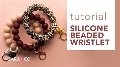 Tutorial DIY Silicone Beaded Wristlet Keychain YouTube