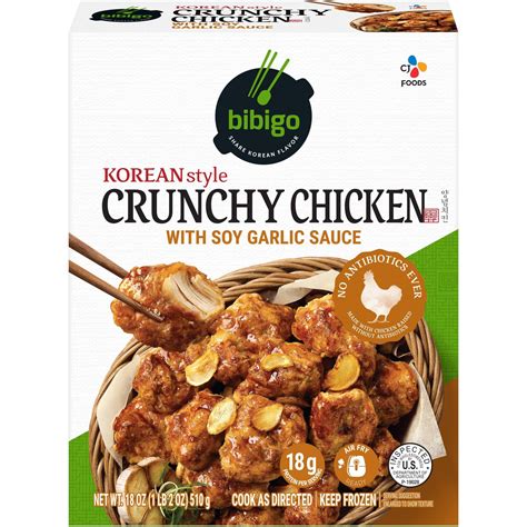 Bibigo Korean Style Frozen Crunchy Chicken Soy Garlic 18oz 18 Oz Shipt