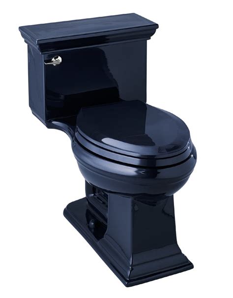 Navy Blue Elongated Toilet Seat Cover - Velcromag