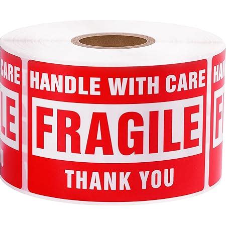 Amazon Immuson Warning Fragile Tape 3 X 2 Fragile Handle With