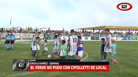 Torneo Federal A Germinal Empat A Vs Cipolletti Youtube