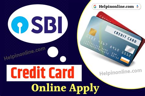 Sbi Credit Card Online Apply Apply Credit Card