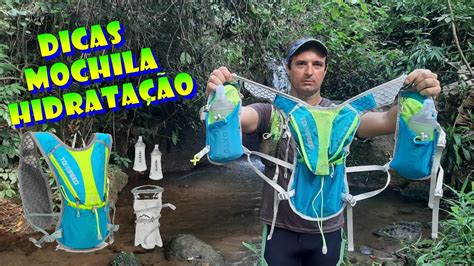 UNBOXING E DICAS DE MOCHILA DE HIDRATAÇÃO CAMELBAK CORRIDA TRILHA