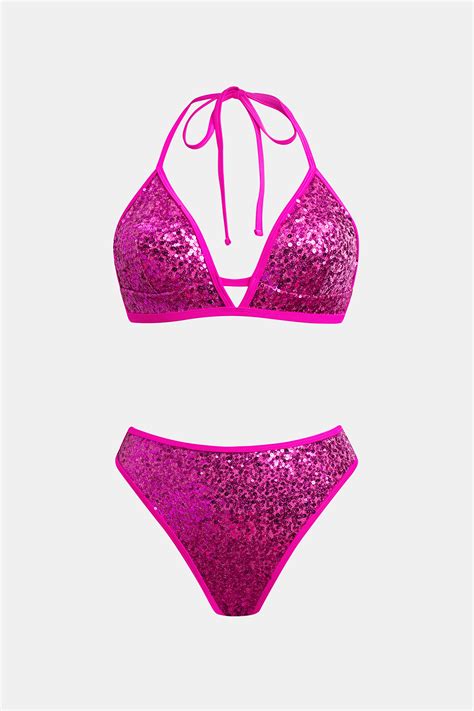 Starlit Waters Pink Bikini Set