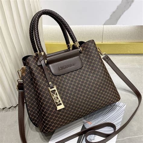 Jual JTF5166 Coffee Tas Handbag Selempang Wanita Elegan Import