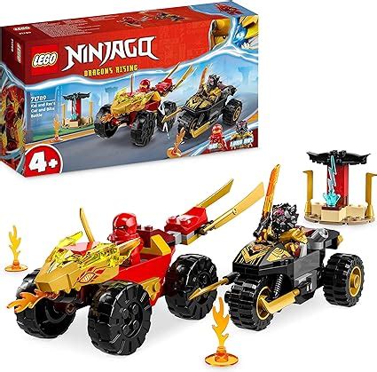 Lego Ninjago Le Combat En Voiture Et En Moto De Kai Et Ras Jouet