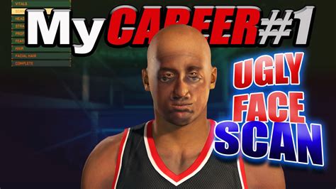 Nba 2k15 Mycareer Ugly Face Scan Player Creation And New Team Youtube