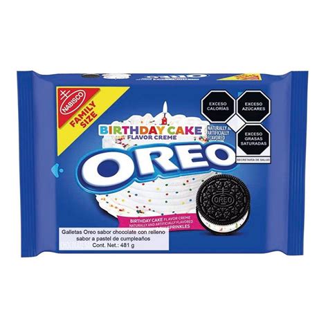 Galletas Nabisco Oreo Sabor Chocolate Rellenas Sabor Pastel De