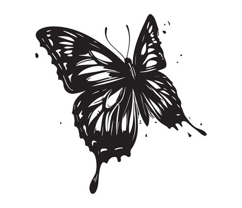 Butterfly Icon Simple Illustration Of Big Butterfly Vector Icon