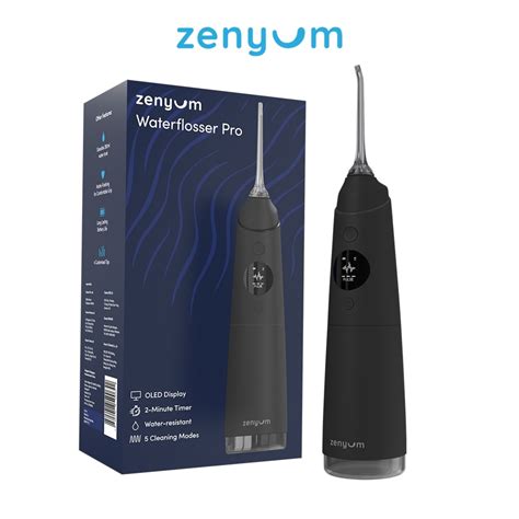 Zenyum Water Flosser Pro - Black | NTUC FairPrice