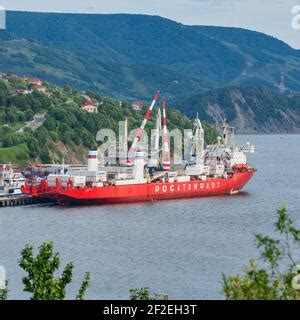 Russian Cargo Container Ship Nuclear Powered Icebreaker Sevmorput