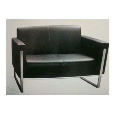 Black Two Seater Designer Office Sofa At Rs 8500 Piece Waiting Sofa