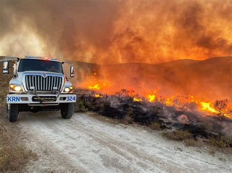 Road Incident Vegetation Fire Kern County Fire Department