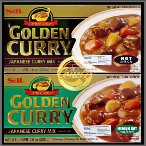 Jual Golden Curry 220 Gram Japanese Curry Mix Medium Hot Kari Jepang Shopee Indonesia