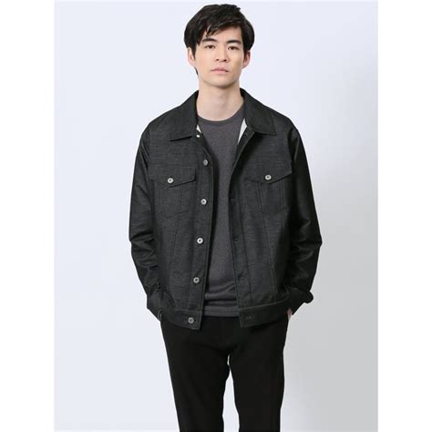 タカキュー TAKA-Q シャンブレー ストレッチ カットアウター （黒） - ファッション通販 MAGASEEK(マガシーク)