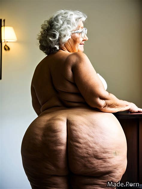 Porn Image Of Woman Short Big Ass Long Hair Thick Thighs Big Hips Sideview Created By AI