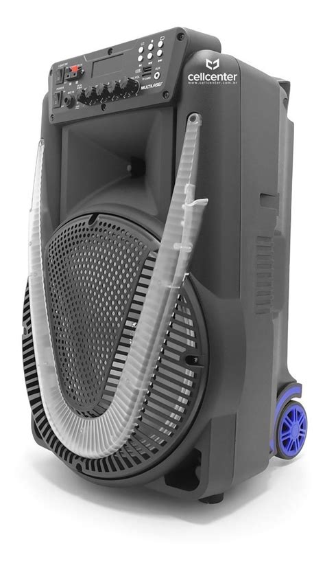 Caixa De Som Multilaser Sunny 2 500w Rms Tws Blue Fm Sp395 Mercado Livre