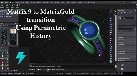 Matrix 9 To MatrixGold Using Parametric History YouTube