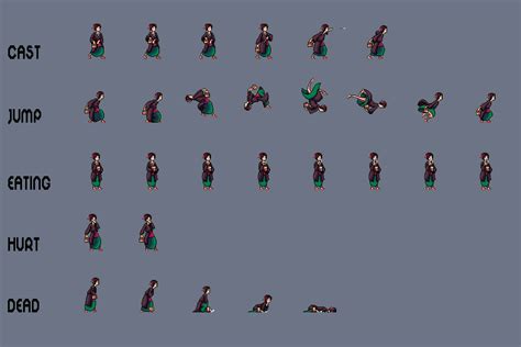 Free Ninja Sprite Sheets Pixel Art Download - CraftPix.net