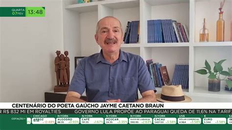 Centen Rio Do Poeta Ga Cho Jayme Caetano Braun Agromundo Net