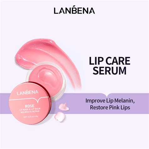 LANBENA Rose Lip Balm Moisturizing Lmprove Dry Lip And Restore Pink