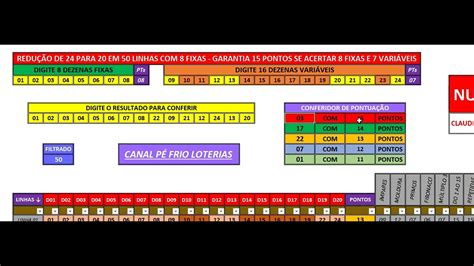 Redu O De Para Dezenas Em Linhas Fixas E