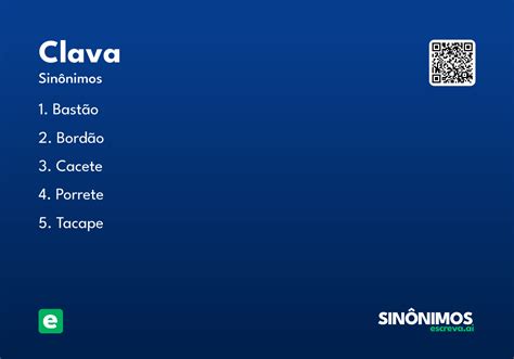 Clava - Significado e Sinônimo - escreva.ai