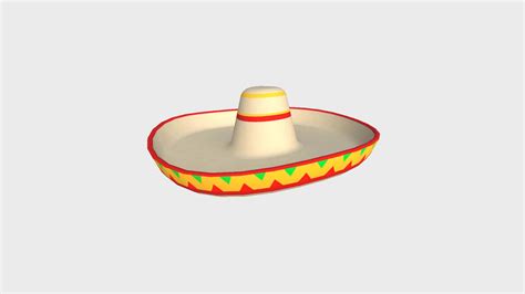 Mexican Sombrero 08 - 3D Model by gsommer