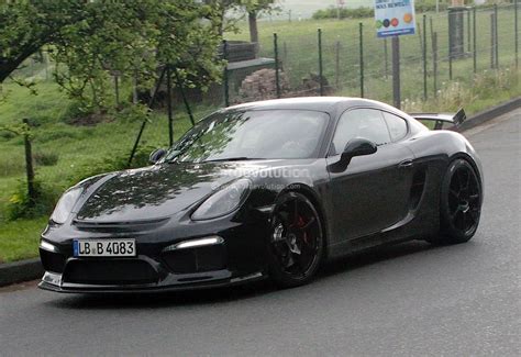 Porsche Cayman GT4 Spied Racing towards Production - autoevolution