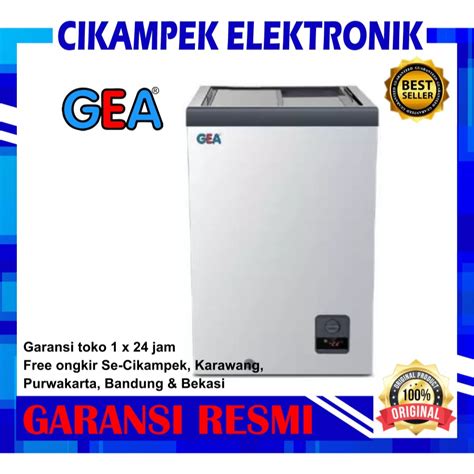 Jual FREEZER BOX GEA SLIDING KACA SD 103 KAPASITAS 100 LITER Shopee