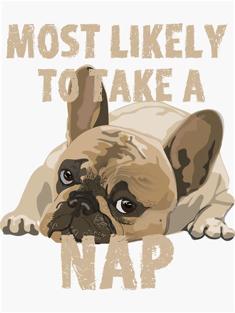 MOST LIKELY TO TAKE A NAP Sticker For Sale By NappyOwl Redbubble