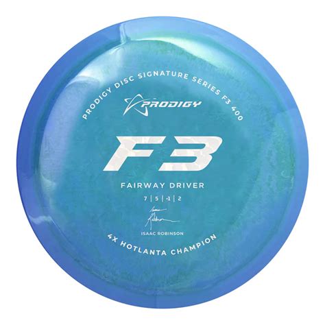 Prodigy Disc Golf F3 400 Plastic Isaac Robinson 2022 Signature Series Mcu Sports