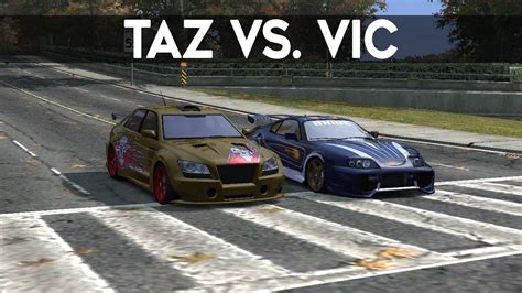 Nfs Most Wanted Lexus Is Taz Vs Toyota Supra Vic Youtube