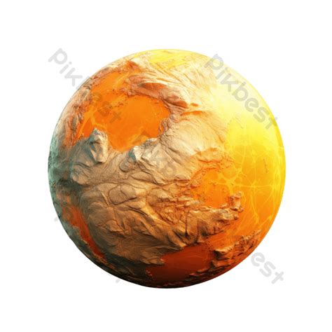 Planet Mars On Transparent Background PNG Images | AI Free Download ...