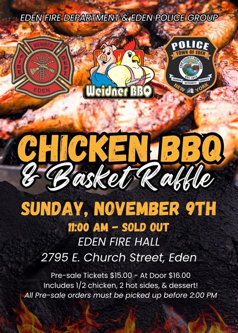 Eden Fire Department & Eden Police Group Chicken BBQ