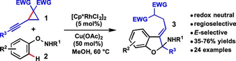 Redox Neutral Annulation Of Alkynylcyclopropanes With N Aryloxyamides