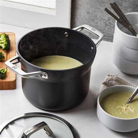 Zwilling Motion Hard Anodized Aluminum Nonstick Soup Pot 4 Qt Sur La Table