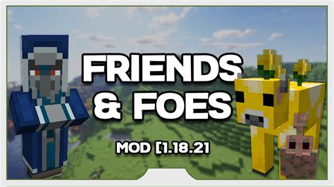 Friends And Foes Présentation De Mod Minecraft 1182 Fr Youtube