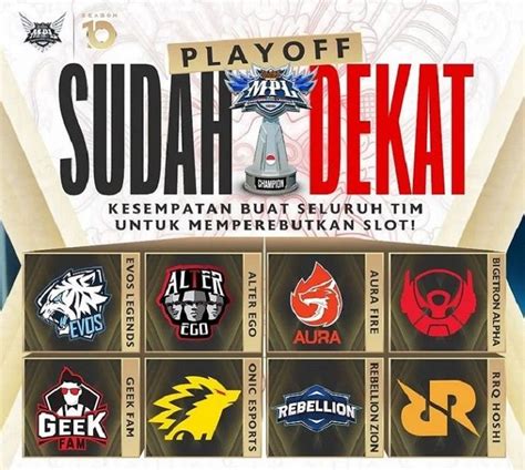 Jadwal MPL ID S10 Week 7 Regular Season Hari Ini Jumat 23 September