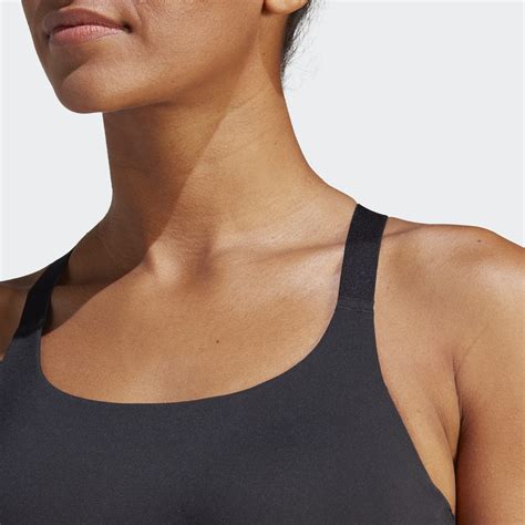 Adidas Tailored Impact Luxe Training High Support Bra Black Adidas Uae